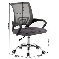 Fotoliu Tempo Kondela Dex 4 New (Gray/Black) Thumb