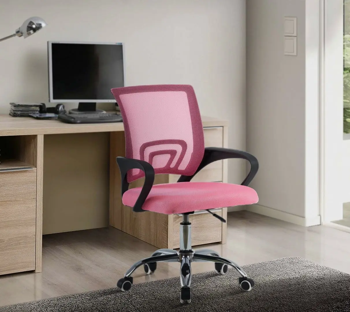 Кресло Tempo Kondela Dex 4 (Pink/Black)