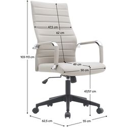 Fotoliu Tempo Kondela Drugos New (Taupe/Black) Thumb