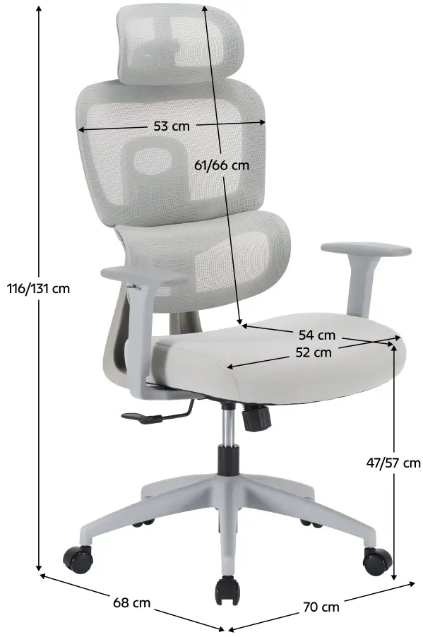 Кресло Tempo Kondela Ermen (Light Grey) - 17