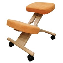 Кресло Tempo Kondela Flonet (Orange/Beech) Thumb