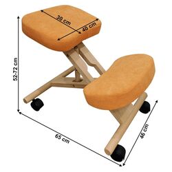 Кресло Tempo Kondela Flonet (Orange/Beech) Thumb