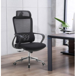 Fotoliu Tempo Kondela Foster Typ 1 (Black/Chrome)