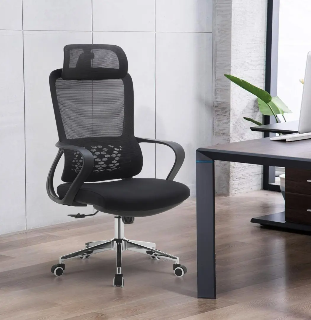 Кресло Tempo Kondela Foster Typ 1 (Black/Chrome)