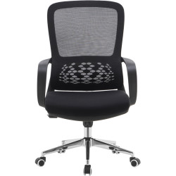 Кресло Tempo Kondela Foster Typ 2 (Black/Chrome) Thumb