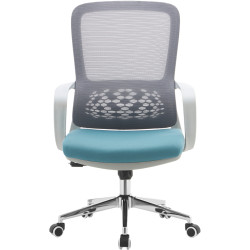 Кресло Tempo Kondela Foster Typ 2 (Gray/Blue/Chrome) Thumb