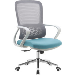 Кресло Tempo Kondela Foster Typ 2 (Gray/Blue/Chrome) Thumb