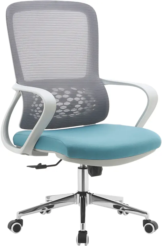 Кресло Tempo Kondela Foster Typ 2 (Gray/Blue/Chrome)