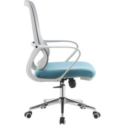 Кресло Tempo Kondela Foster Typ 2 (Gray/Blue/Chrome) Thumb