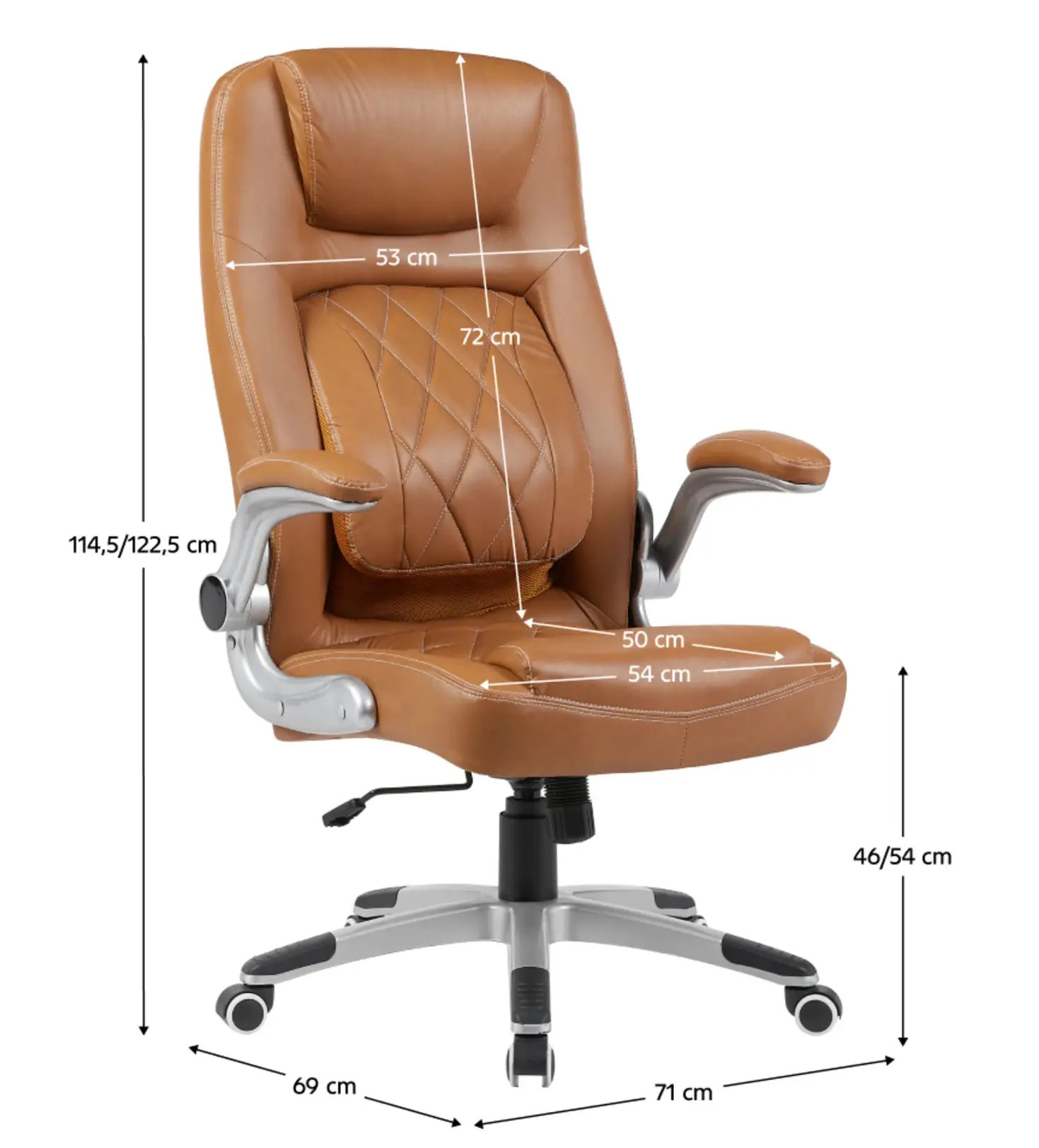 Кресло Tempo Kondela Greko (Brown/Silver) - 6