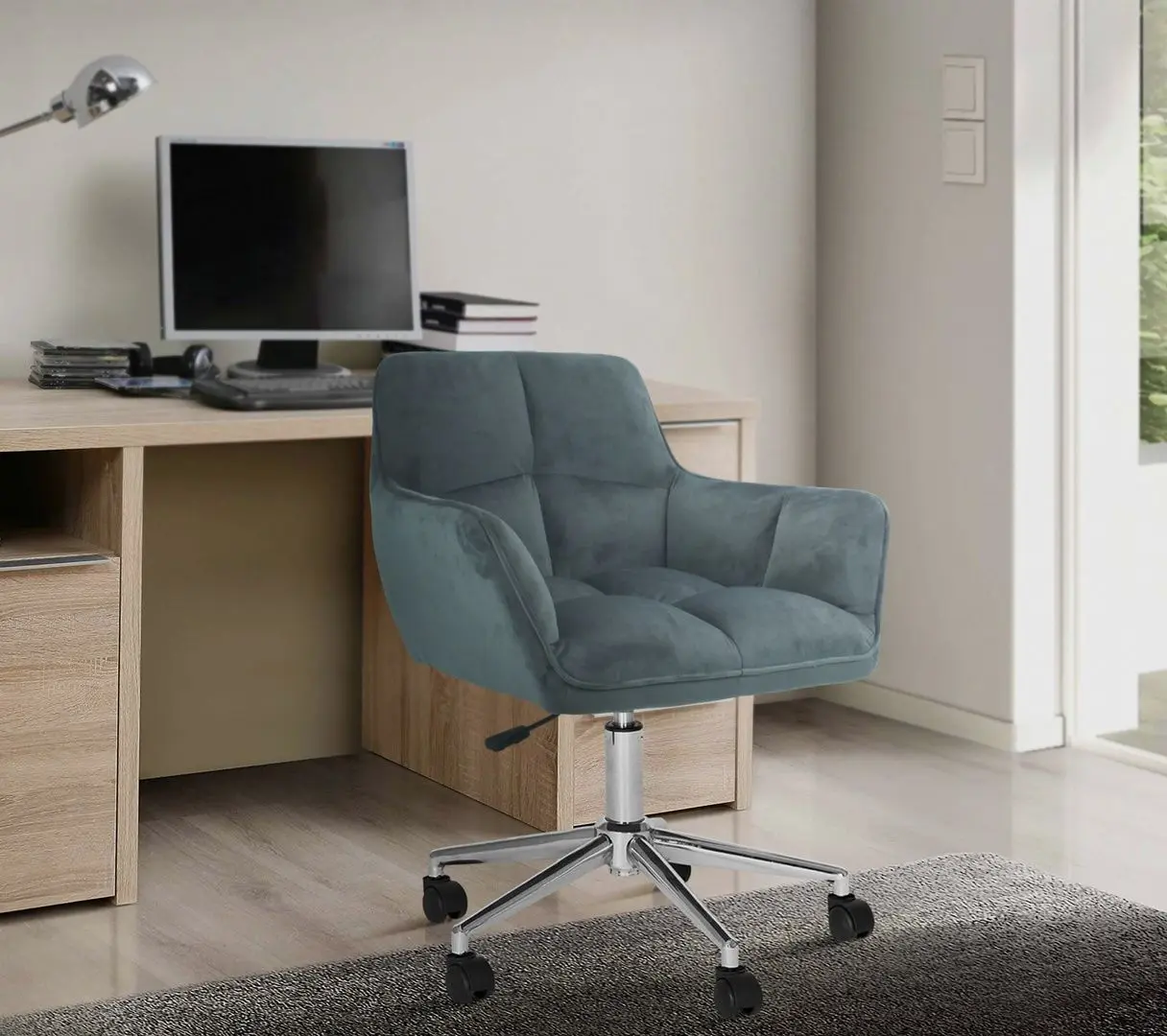 Кресло Tempo Kondela Hagrid (Grey/Chrome)