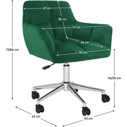 Fotoliu Tempo Kondela Hagrid New (Emerald/Chrome) Thumb