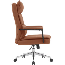 Fotoliu Tempo Kondela Kahil (Camel Brown/Chrome) Thumb