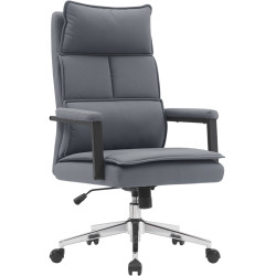 Кресло Tempo Kondela Kahil (Gray/Chrome) Thumb