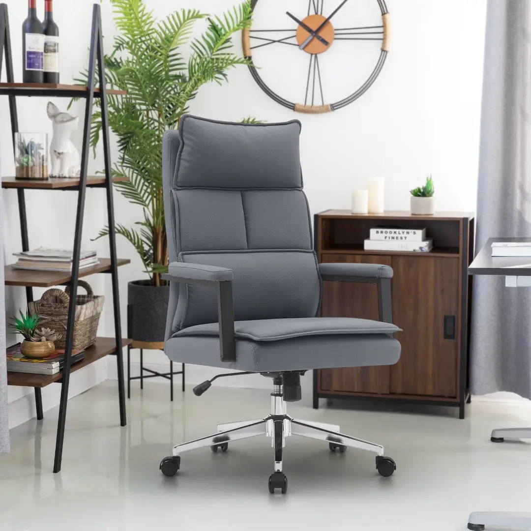 Кресло Tempo Kondela Kahil (Gray/Chrome)