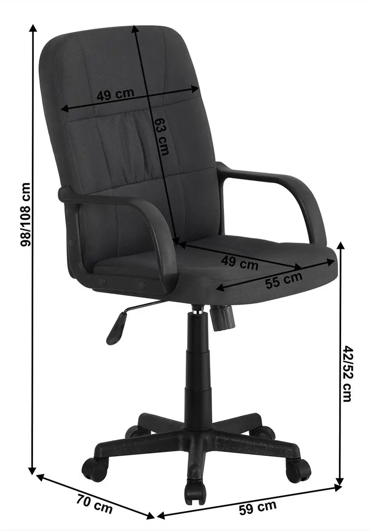 Fotoliu Tempo Kondela Keret (Black)