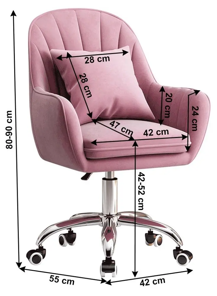 Fotoliu Tempo Kondela Klian (Pink/Chrome)