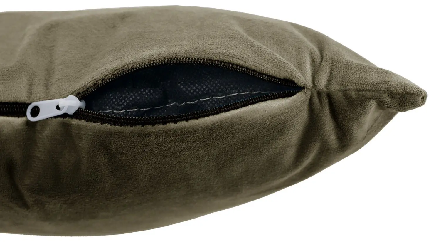 Fotoliu Tempo Kondela Klian Velvet (Grey-brown/Chrome)