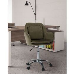 Fotoliu Tempo Kondela Klian Velvet (Grey-brown/Chrome)