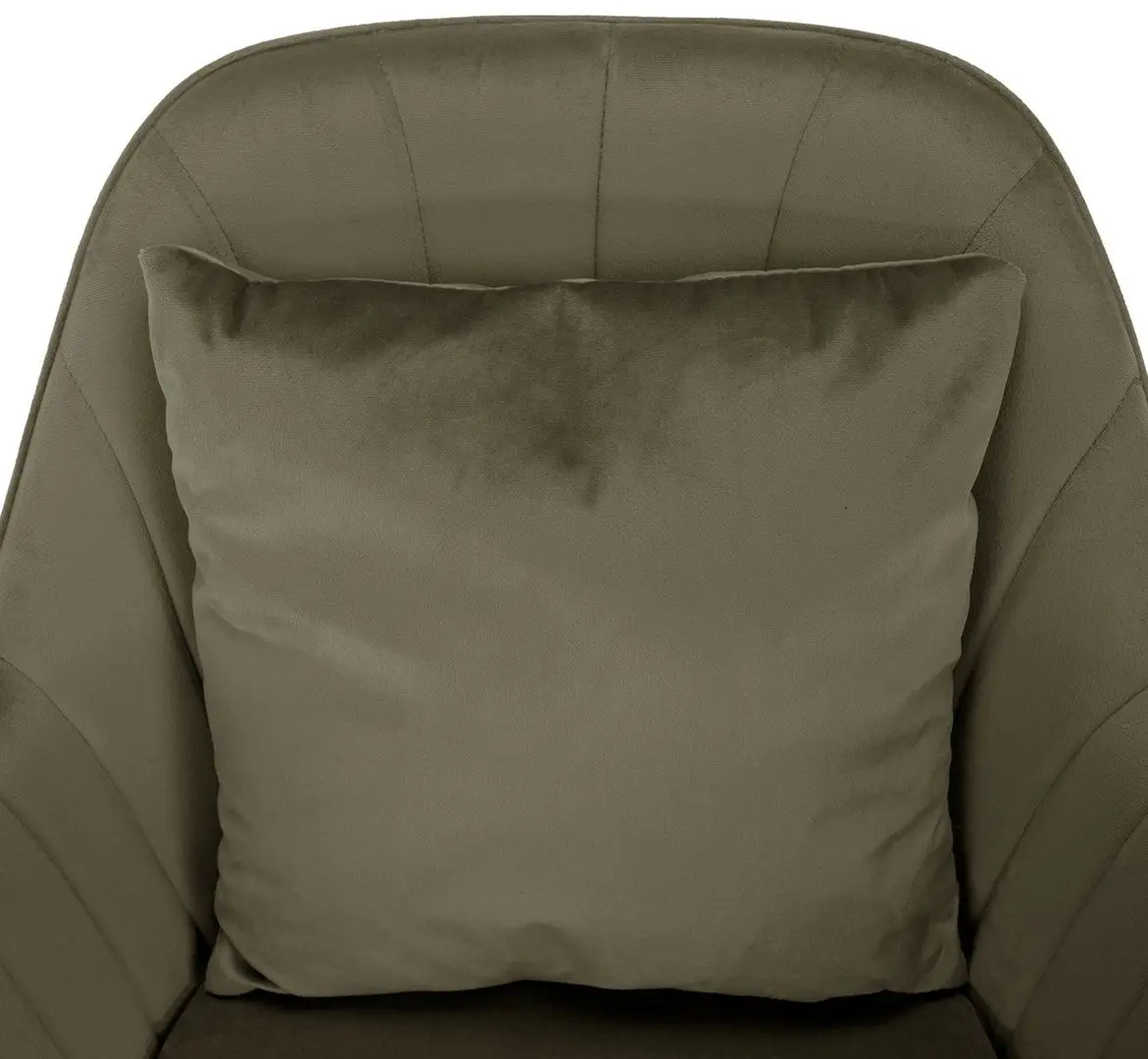 Fotoliu Tempo Kondela Klian Velvet (Grey-brown/Chrome)