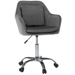 Fotoliu Tempo Kondela Klian Velvet (Grey/Chrome) Thumb