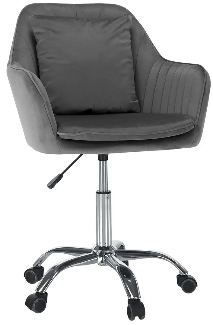 Fotoliu Tempo Kondela Klian Velvet (Grey/Chrome)