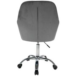 Fotoliu Tempo Kondela Klian Velvet (Grey/Chrome) Thumb