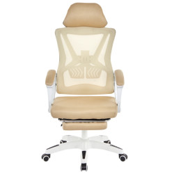 Fotoliu Tempo Kondela Malvin (Beige/White) Thumb
