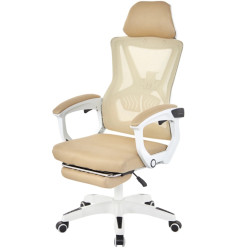 Fotoliu Tempo Kondela Malvin (Beige/White) Thumb