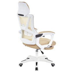 Fotoliu Tempo Kondela Malvin (Beige/White) Thumb