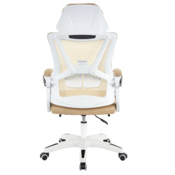 Fotoliu Tempo Kondela Malvin (Beige/White) Thumb