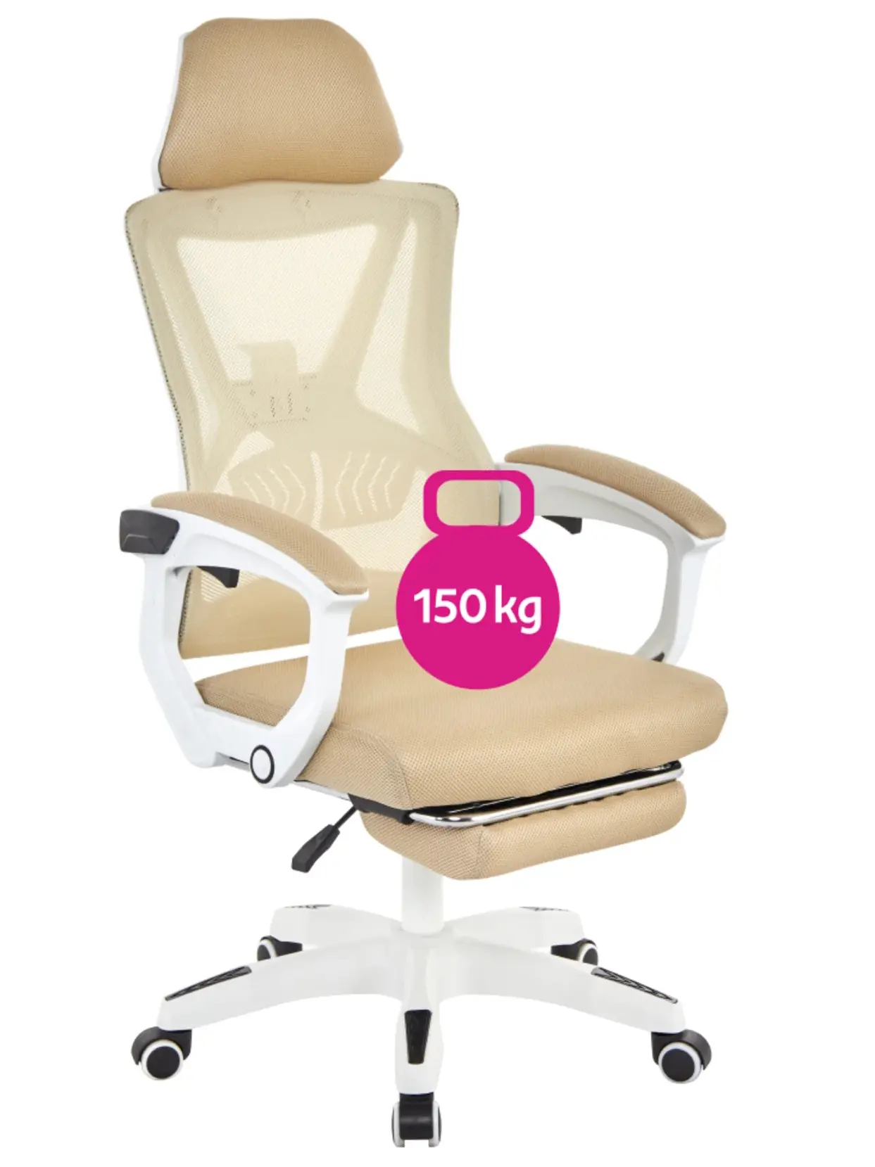 Fotoliu Tempo Kondela Malvin (Beige/White) - 8