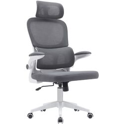 Fotoliu Tempo Kondela Renard (Dark Gray/White) Thumb