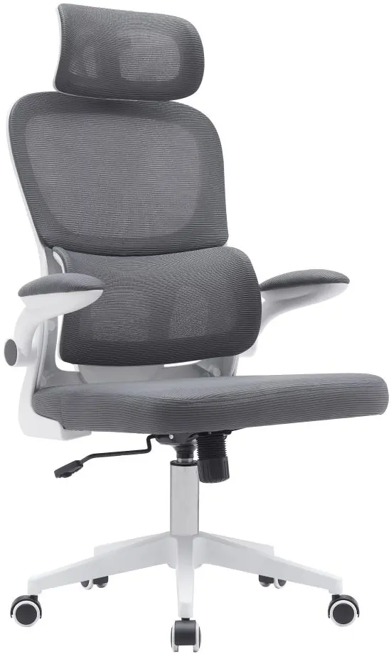 Fotoliu Tempo Kondela Renard (Dark Gray/White)