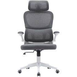 Fotoliu Tempo Kondela Renard (Dark Gray/White) Thumb