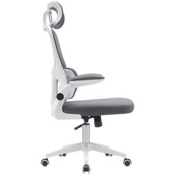 Fotoliu Tempo Kondela Renard (Dark Gray/White) Thumb