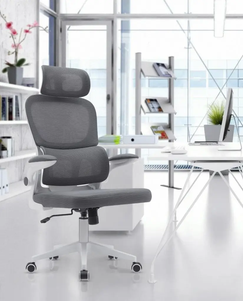 Fotoliu Tempo Kondela Renard (Dark Gray/White)