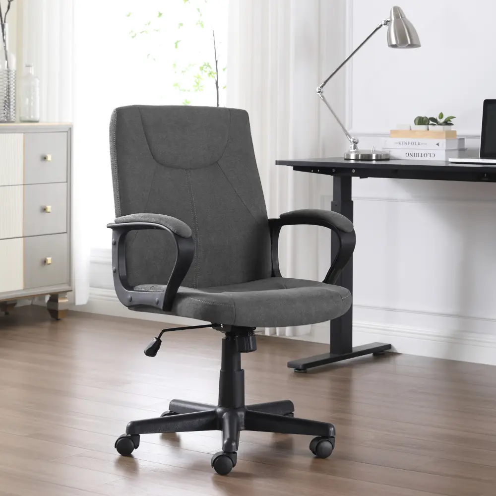 Fotoliu Tempo Kondela Revin (Dark Gray/Black)