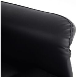 Fotoliu Tempo Kondela Rodik (Black/Chrome) Thumb