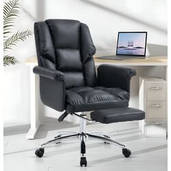 Fotoliu Tempo Kondela Rodik (Black/Chrome)