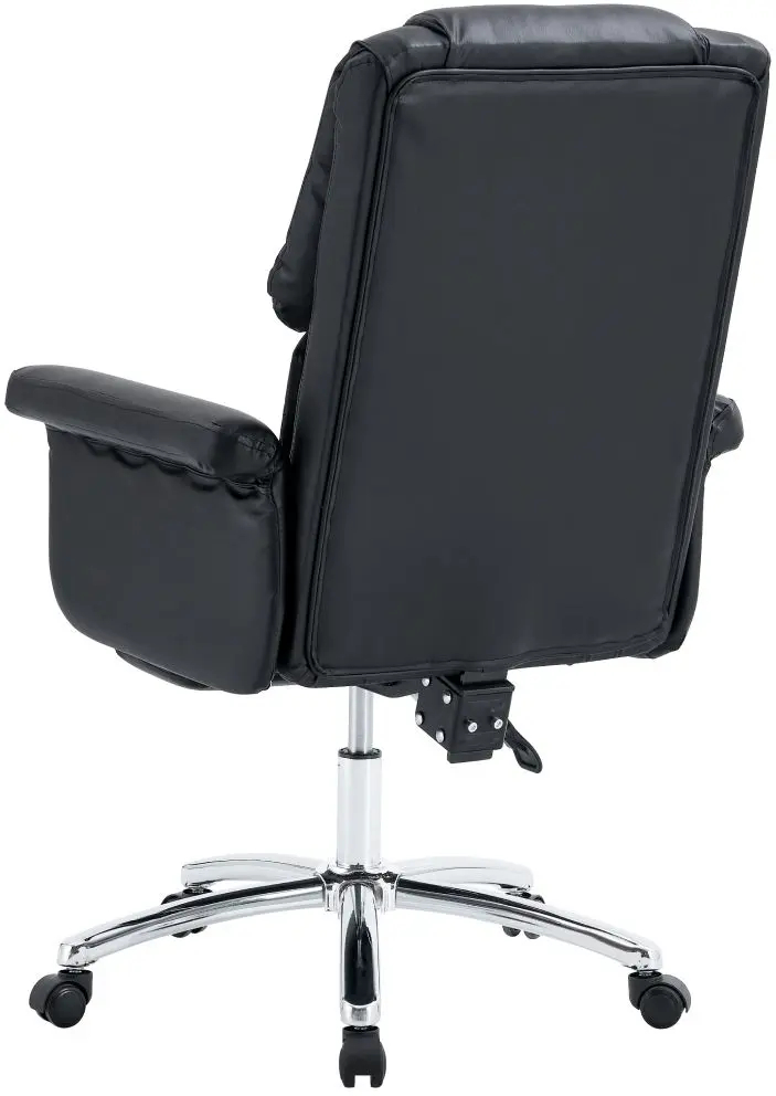 Fotoliu Tempo Kondela Rodik (Black/Chrome)