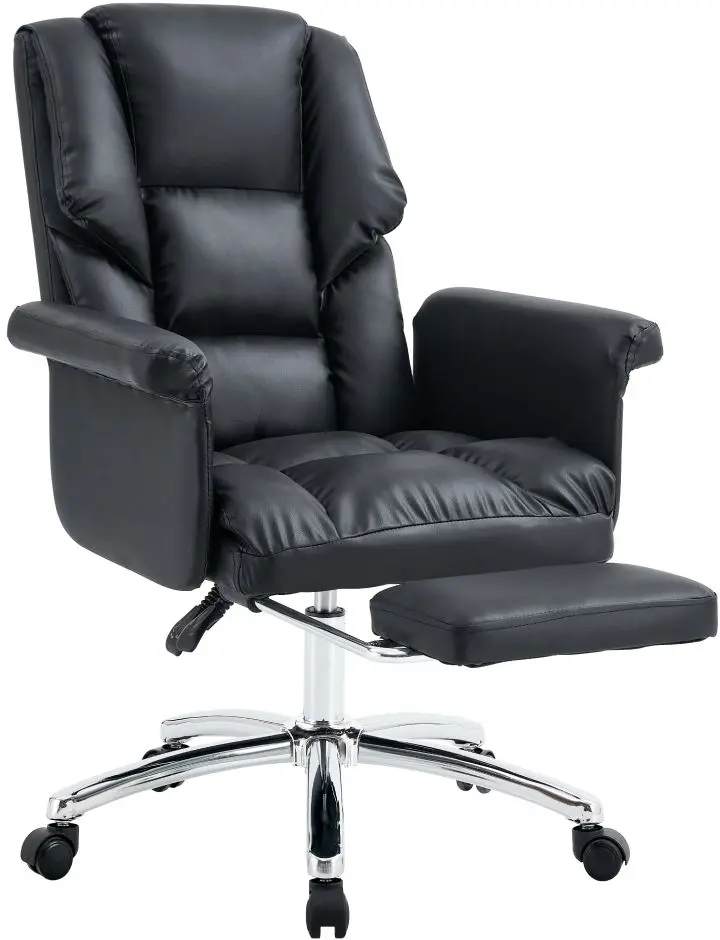 Fotoliu Tempo Kondela Rodik (Black/Chrome)