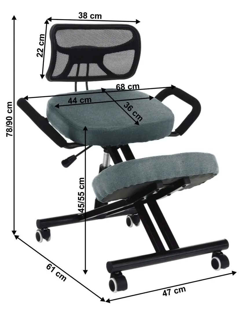 Кресло Tempo Kondela Rufus (Gray/Black)