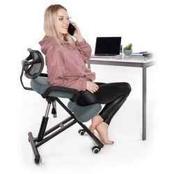 Кресло Tempo Kondela Rufus (Gray/Black) Thumb