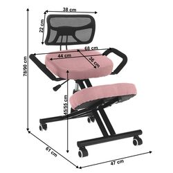 Кресло Tempo Kondela Rufus (Pink/Black) Thumb