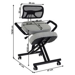 Кресло Tempo Kondela Rufus (Taupe/Black) Thumb