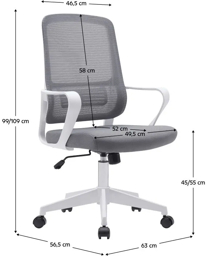 Fotoliu Tempo Kondela Salomo Tip 1 (Gray/White)