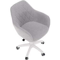 Кресло Tempo Kondela Santy SF-42 (Gray Light/White) Thumb