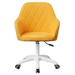 Fotoliu Tempo Kondela Santy (Yellow/White) Thumb