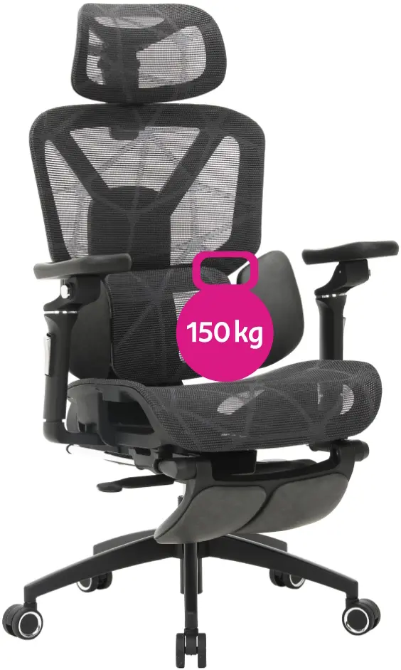 Кресло Tempo Kondela Vilmer (Dark Grey/Black) - 13